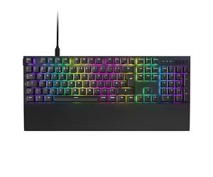 NZXT Function 2-2024 Full-Size Optical Gaming Keyboard | Illuminated RGB | 8K Polling Rate | Linear Optical Switches | Adjustable Actuation | Hot Swappable | Wrist Rest | Black UK (QWERTY)