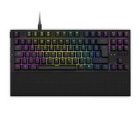 NZXT Function 2022 TKL Mechanical PC Gaming Keyboard - Illuminated - Linear RGB Switches - MX Compatible Switches - Hot Swap - Durable Aluminum Top Plate - Gaming Keyboard UK | EN (QWERTY) Black