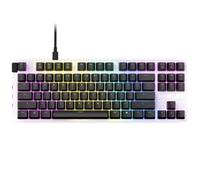 NZXT Function 2022 TKL Mechanical PC Gaming Keyboard - Illuminated - Linear RGB Switches - MX Compatible Switches - Hot Swap - Durable Aluminum Top Plate - Gaming Keyboard UK | EN (QWERTY) White