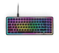 NZXT Function Elite MiniTKL Magnetic RGB Gaming Keyboard - Adjustable Actuation, Dual-Rail Hall Effect Switches, Rapid Trigger, 8K Polling - Enhanced Typing Sound & Feel - UK English Layout - Black