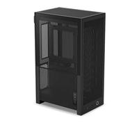 NZXT H2 Flow Mini-ITX Chassis, Small Form Factor, Black, 2x F120Q Fans, USB-C /
