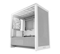 NZXT H3 Flow, Micro-ATX Chassis, White, Tempered Glass, 1x F12OQ Fan, Reverse Co