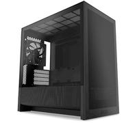 NZXT H3 Flow - Micro-ATX PC Case - Optimized Airflow - Includes 1 x 120mm Rear Fan - Supports Full-Sized GPUs - Fits 280mm Front, 240mm Top Radiator - Back-Connect Motherboard - Black