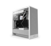 NZXT H5 Flow Mid Tower ATX Airflow Gaming PC Case - White