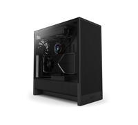 NZXT H5 Flow Tempered Glass Mid Tower ATX Gaming PC Case - Black