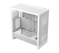 NZXT H5 Flow, White, Mid Tower Chassis w/ Tempered Glass Window, 2x 120mm Fans,