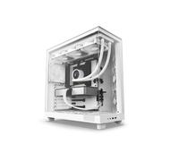 NZXT H6 Flow White Compact Dual-Chamber Tempered Glass PC Case