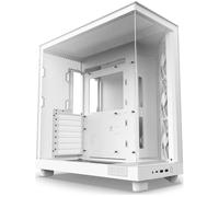 NZXT H6 FLOW ATX Mid-Tower PC Case - White, White