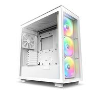 NZXT H7 Elite - CM-H71EW-02 - ATX Mid Tower PC Gaming Case - Front I/O USB Type-C Port - Quick-Release Tempered Glass Side Panel - White (2023)