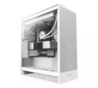 NZXT H7 Flow Midi Tower PC White ATX EATX micro ATX Mini-ITX SGCC Tempered glass 18.5 cm