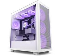 NZXT H7 Flow RGB Mid Tower Case - White