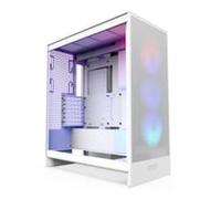 NZXT H7 Flow RGBTempered Glass Mid Tower PC Case White