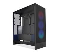 NZXT H7 Flow RGB Black, Mid Tower Chassis w/ Tempered Glass Window, F360 RGB Co