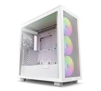 NZXT H7 Flow RGB Mid Tower Case - White