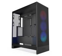 NZXT H7 Flow RGB Tempered Glass Mid Tower PC Case Black