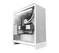 NZXT H7 Flow , White, Mid Tower Chassis w/ Tempered Glass Window, 3x 120mm Fans,