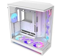 NZXT H9 Air Flow (2025) Large Dual-Chamber White RGB+ Mid Tower Case - CM-H92FW-P1
