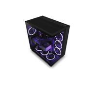 NZXT H9 Flow Black Mid Tower Tempered Glass PC Gaming Case