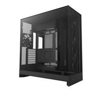 NZXT H9 Flow (2025), Dual Chamber Mid Tower, Black, 3x 140mm F140Q Fans, Reverse