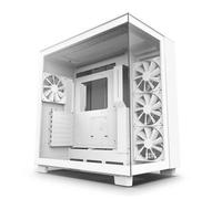 NZXT H9 Flow Mid Tower Gaming Case - White