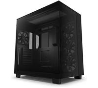 NZXT H9 Flow Black Mid Tower Tempered Glass PC Gaming Case