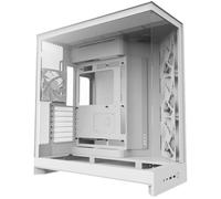NZXT H9 FLOW ATX Mid-Tower PC Case - White, White