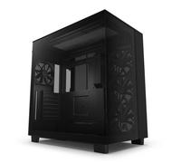 NZXT H9 Flow Black Mid Tower Tempered Glass PC Gaming Case