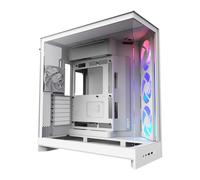 NZXT H9 Flow RGB (2025) Tempered Glass Dual Chamber Mid Tower PC Case - White