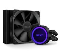 NZXT Kraken 120 - RL-KR120-B1 - AIO RGB CPU Liquid Cooler - Quiet and Effective - Silent Operation - Ring RGB LEDs - Aer P 120mm Radiator Fans (Included),Black