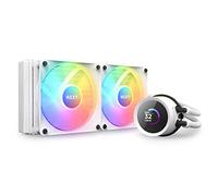 NZXT Kraken 240 RGB - 240mm AIO CPU Liquid Cooler - Customizable 1.54"" Square LCD Display for Images, Performance Metrics - High-Performance Pump - 2 x F120 RGB Core Fans - White