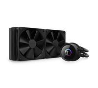 NZXT Kraken 240 - RL-KN240-B1-240mm AIO CPU Liquid Cooler - Customizable 1.54" Square LCD Display for Images, Performance Metrics and More - High-Performance Pump - 2 x F120P Fans - Black