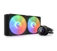 NZXT Kraken 280 RGB Processor All-in-one liquid cooler 14 cm Black 1 p