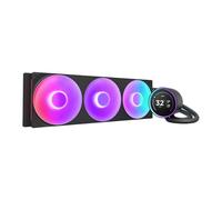 NZXT Kraken 420 Elite V2 AIO Cooler, 3 x 140mm ARGB Fan, 2.7" 60Hz IPS LCD, Alum