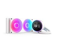 NZXT Kraken Elite 240 RGB (2024), White, 240mm All-In-One Hydro CPU Cooler, 2x 1