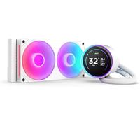 NZXT Kraken Elite 240 RGB 240 mm Liquid CPU Cooler - RGB LED, White, White