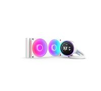 NZXT Kraken Elite 240 RGB - 240mm AIO CPU Cooler, LCD - White | 240mm RGB AIO with 2.36-inch LCD and F240 RGB Core fan. Customizable display, synced RGB, full CAM control.