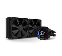 NZXT Kraken Elite 240 - RL-KN24E-B1-240mm AIO CPU Liquid Cooler - Customizable 2.36" Wide-Angle LCD Display for GIFs, Images, Performance Metrics and More - 2 x F120P Fans - Black