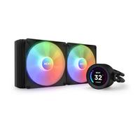 NZXT Kraken Elite 280 RGB - RL-KR28E-B1-280mm AIO CPU Liquid Cooler - Customizable 2.36" LCD Display for Images, Performance Metrics - High-Performance Pump - 2 x F140 RGB Core Fans - Black