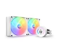 NZXT Kraken Elite 280 RGB - RL-KR28E-W1-280mm AIO CPU Liquid Cooler - Customizable 2.36" LCD Display for GIFs, Images, Performance Metrics - 2 x F140 RGB Core Fans - White