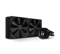 NZXT Kraken Elite 280 - RL-KN28E-B1-280mm AIO CPU Liquid Cooler - Customizable 2.36"" Wide-Angle LCD Display for GIFs, Images, Performance Metrics and More - 2 x F140P Fans - Black