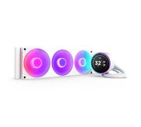 NZXT Kraken Elite 360 RGB White, 360mm All-In-One Hydro CPU Cooler, 3x 120 RGB F