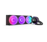 NZXT Kraken Elite 360 RGB - AIO CPU Liquid Cooler - 360mm Radiator - F360 RGB Core Fan - Customizable 2.72" IPS LCD Turbine Pump - Intel® LGA 1700, 1200/115X, 1851 - AMD® AM5, AM4 - Black