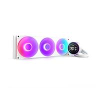 NZXT Kraken Elite 420 RGB 2025 - AIO CPU Liquid Cooler - 420mm Radiator - F420 RGB Core Fan - Customizable 2.72" IPS LCD - NZXT Turbine Pump - AMD® AM5, AM4 - Intel® LGA 1851/1700, 1200/115X - White