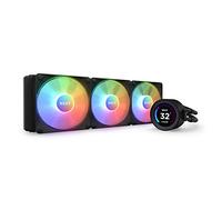NZXT Kraken Elite RGB 360 - RL-KR36E-B1-360mm AIO CPU Liquid Cooler - Customizable 2.36" LCD Display for GIFS, Images, Performance Metrics - High-Performance Pump - 3 x F120 RGB Core Fans - Black