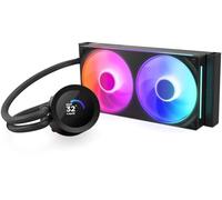 NZXT Kraken Plus 240 RGB - AIO CPU Liquid Cooler - 240mm Radiator - F240 RGB Core Single Frame Fan - Customizable 1.54" Square LCD - AMD® AM5, AM4 - Intel® LGA 1851/1700, 1200/115X - Black