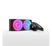 NZXT Kraken Plus 240 RGB - AIO CPU Liquid Cooler - 240mm Radiator - F240 RGB Core Single Frame Fan - Customizable 1.54" Square LCD - AMD® AM5, AM4 - Intel® LGA 1851/1700, 1200/115X - Black