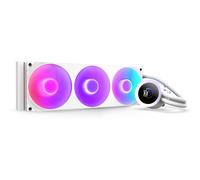 NZXT Kraken Plus 360 White RGB AIO CPU Water Cooler with LCD Screen - 360mm