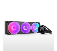 NZXT Kraken Plus 360 RGB - AIO CPU Liquid Cooler - 360mm Radiator - F360 RGB Core Single Frame Fan - Customizable 1.54" Square LCD - AMD® AM5, AM4 - Intel® LGA 1851/1700, 1200/115X - Black