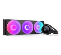 NZXT Kraken Plus 360 RGB - AIO CPU Liquid Cooler - 360mm Radiator - F360 RGB Core Single Frame Fan - Customizable 1.54" Square LCD - AMD® AM5, AM4 - Intel® LGA 1851/1700, 1200/115X - Black