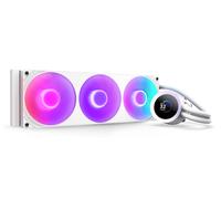NZXT Kraken Plus 360 White RGB AIO CPU Water Cooler with LCD Screen - 360mm